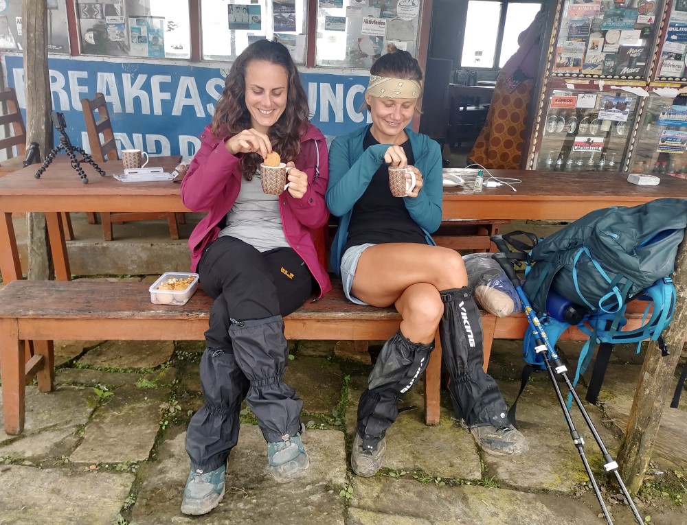 Tea time at Pitam Deurali (2,142m)