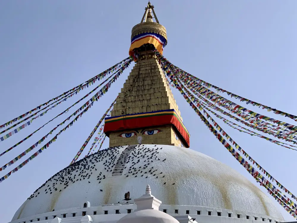 Typical Nepali stupa