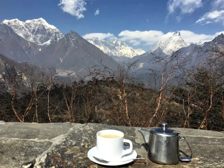 Herbatka w Everest View Hotel