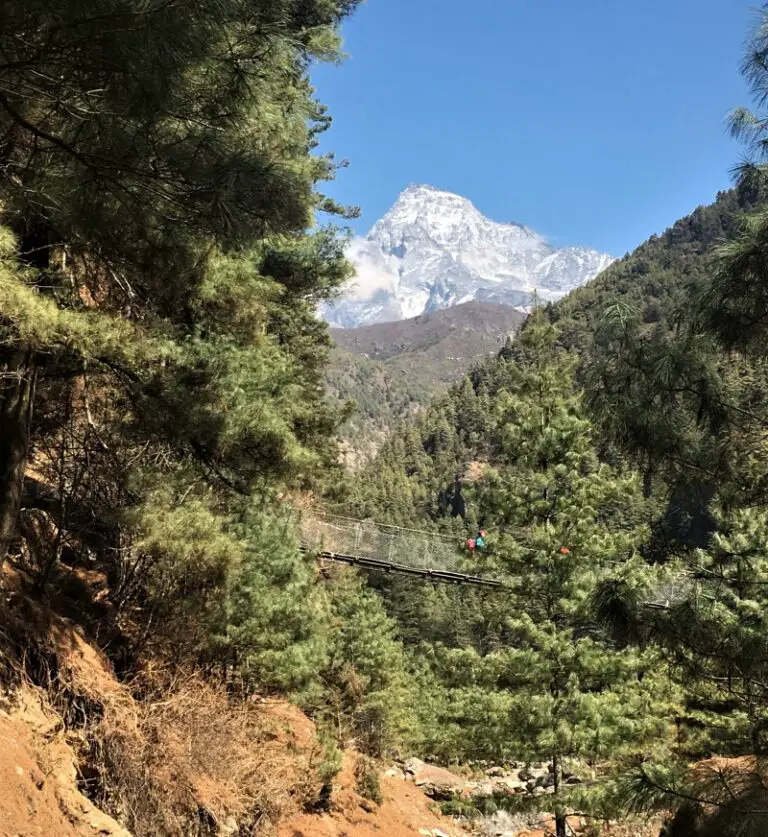 W drodze do Namche Bazaar - trekking do bazy pod Everestem