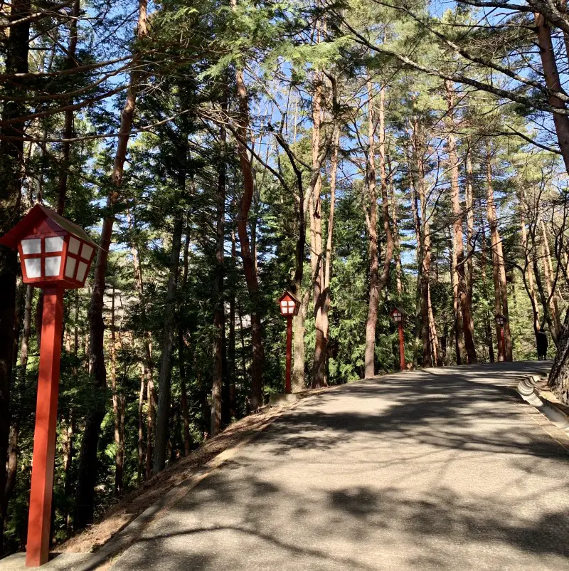 Chureito Pagoda path