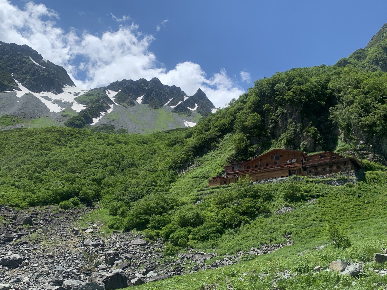Mountain huts in Japan