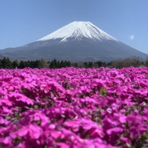 Kemping Góra Fuji Festiwal kwiatów Shibazakura