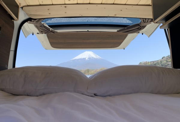 Camping under Mount Fuji