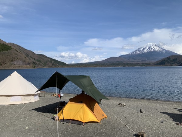 Camping under Mount Fuji