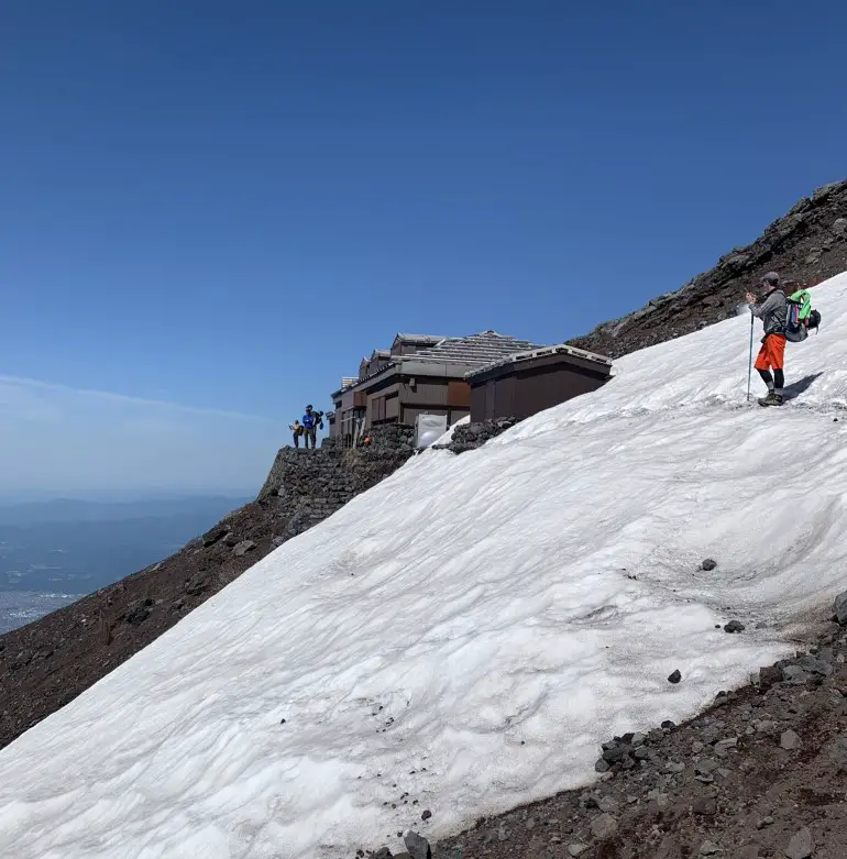 Mount Fuji climb -first views up