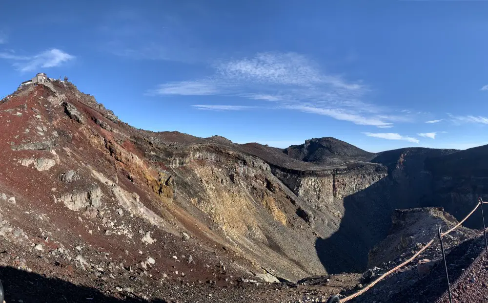 Climbing Mount Fuji from the bottom - crater loop