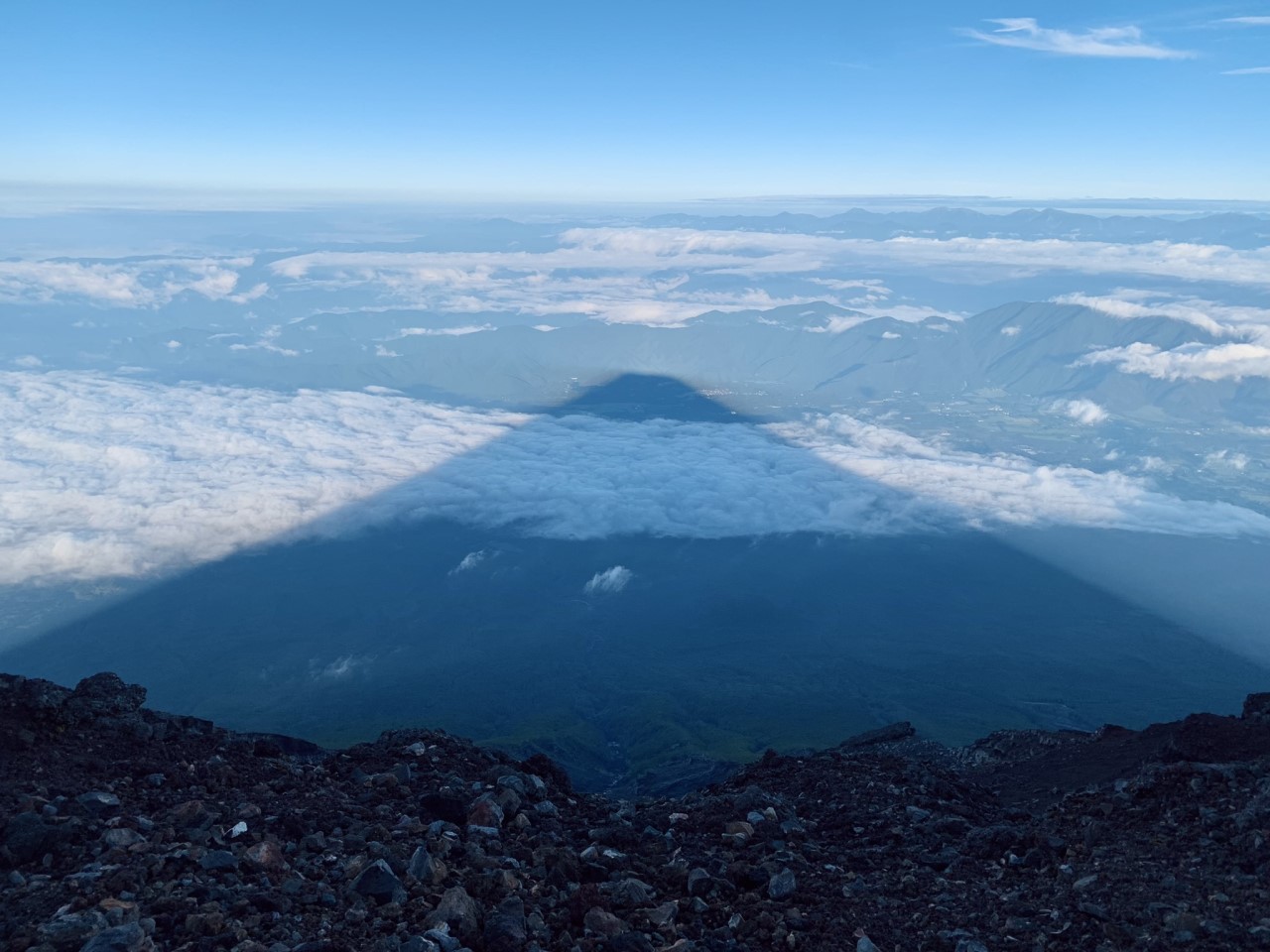 Climbing Mount Fuji from the bottom