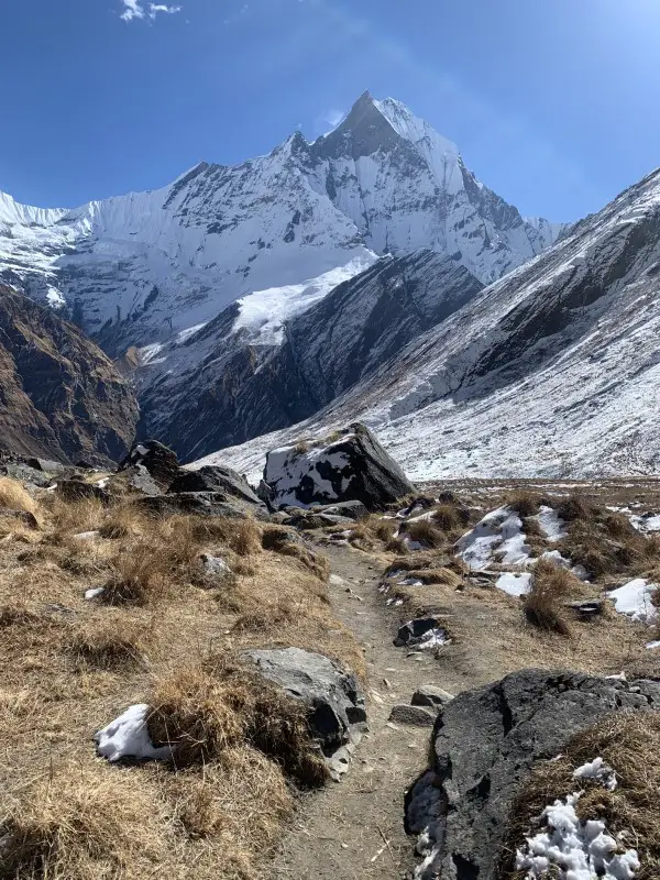 Annapurna Base Camp itinerary high mountain views