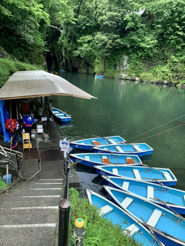 Takachiho Gorge boats