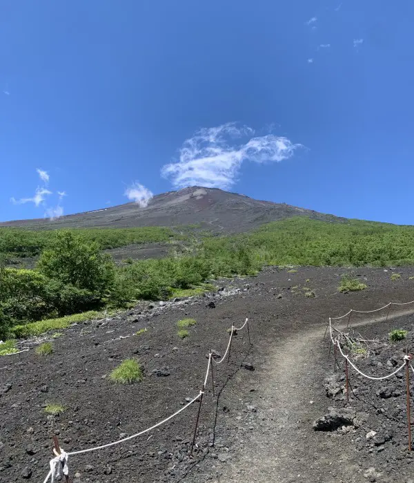 Climbing Mount Fuji via Subashiri Trail - to the 6th Station