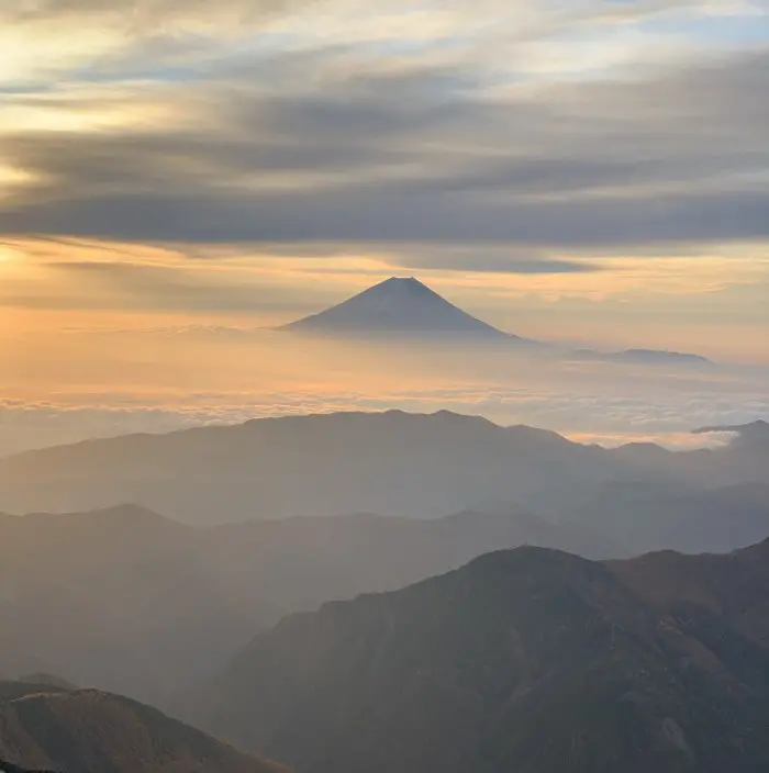 Mount Fuji view from Kitadake