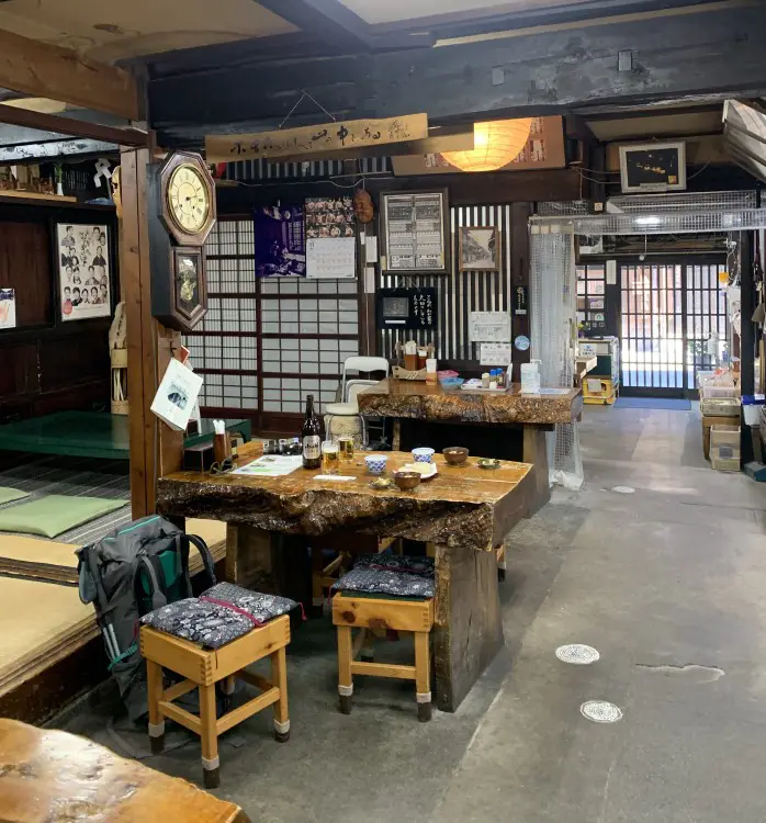 Echigoya soba noodle shop in Narai
