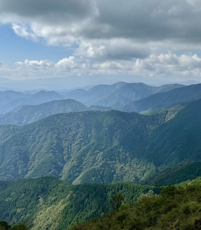 Mount Tanzawa hike first views