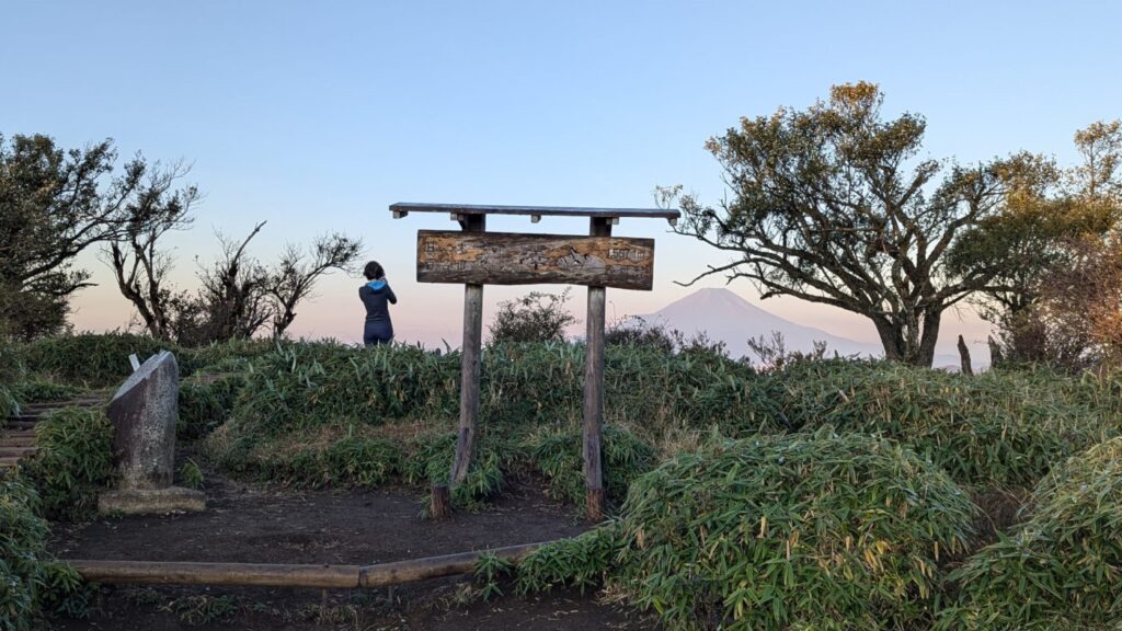 Mount Tanzawa hike from Yabitsu Pass - on the top