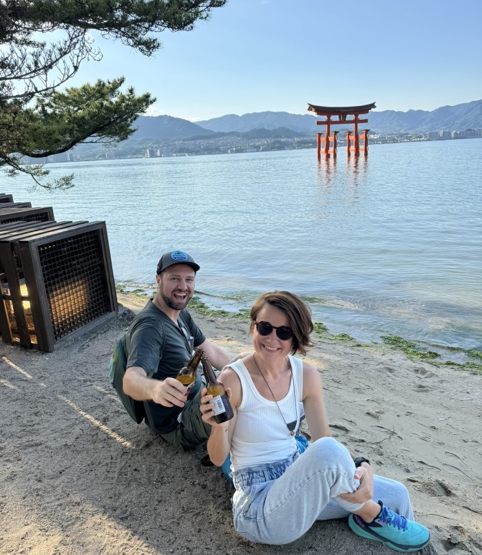 before sunset Miyajima